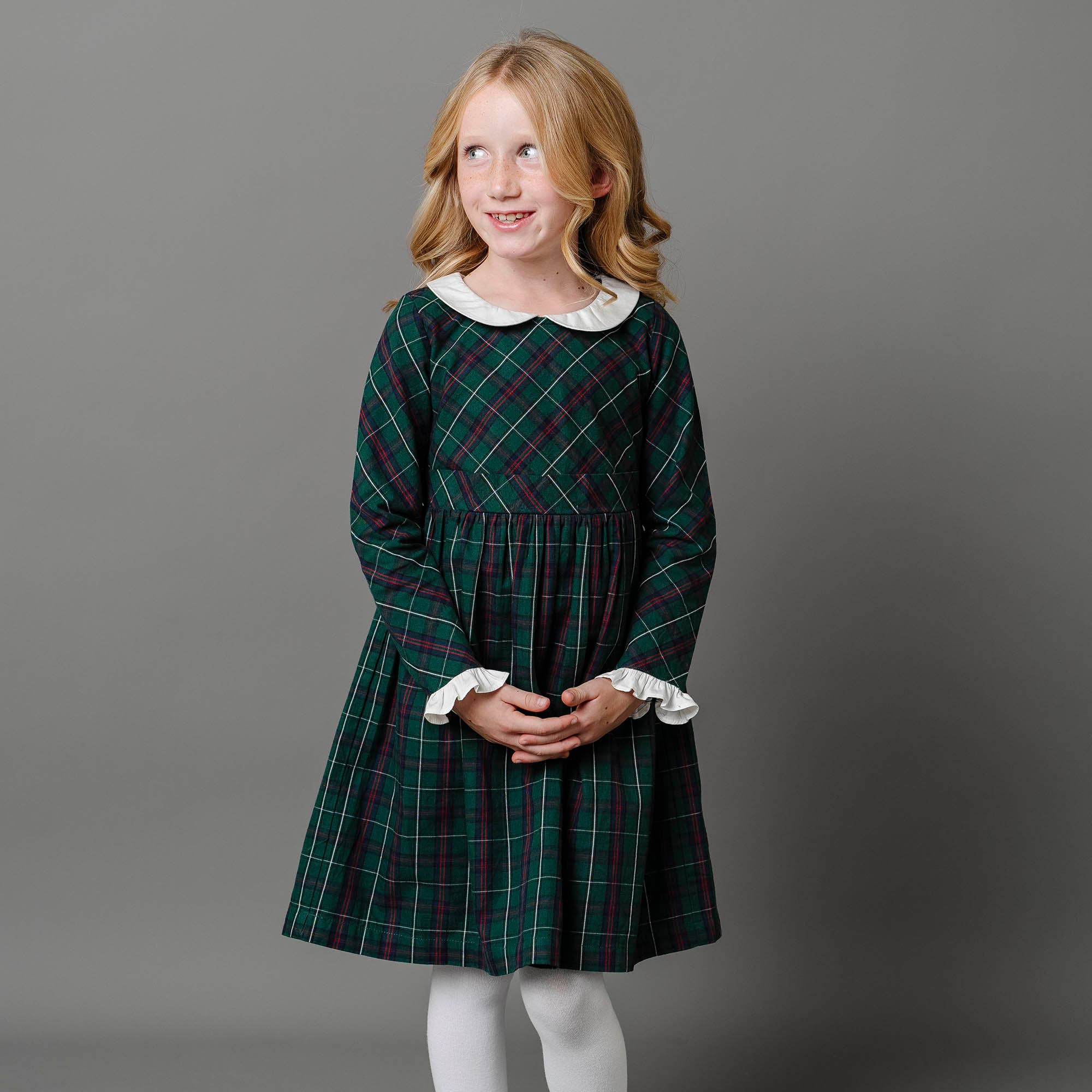 Image of Organic Ruffle Cuff Party Dress